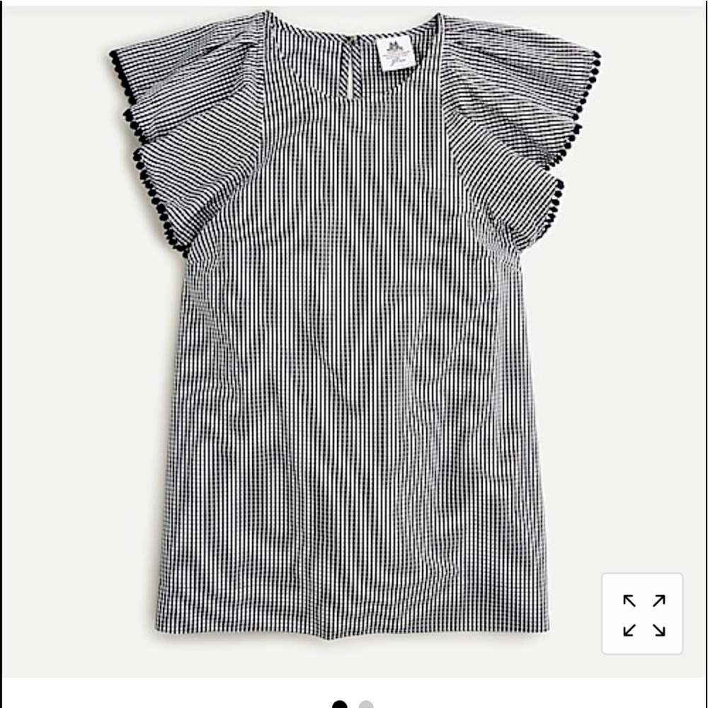 JCrew  Thomas Mason top. Size Large.
